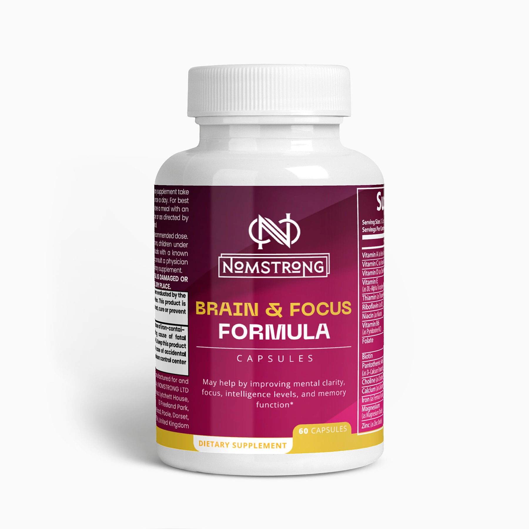 Brain & Focus Formula – NOMSTRONG
